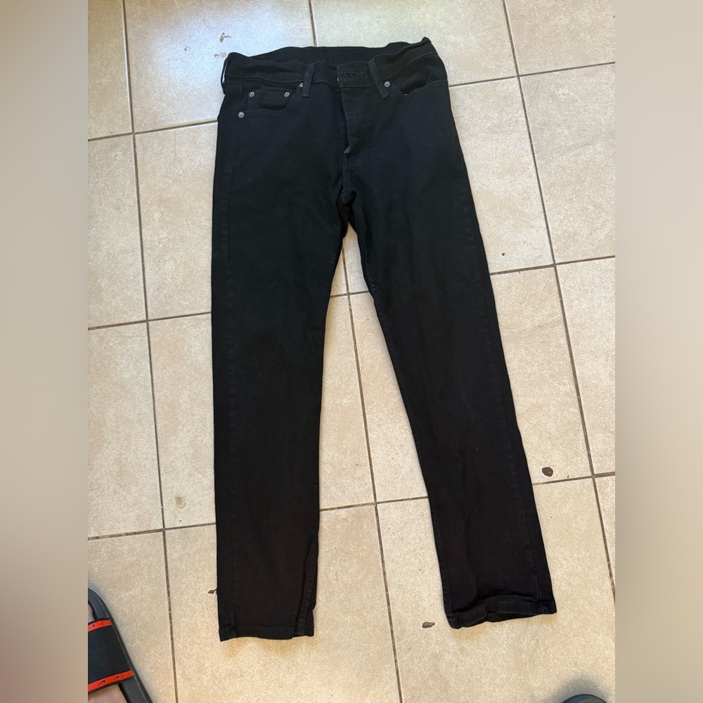 Levi's Men's Skinny Jeans in Black 30x30